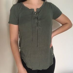 Hollister Lace-up T-shirt